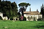 The farmhouse Pozzarello near tha park of Castello di Grotti